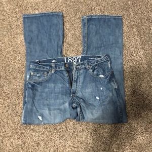 FREE SHIP 🔥3/$35🔥32/30 1897 jeans boot cut